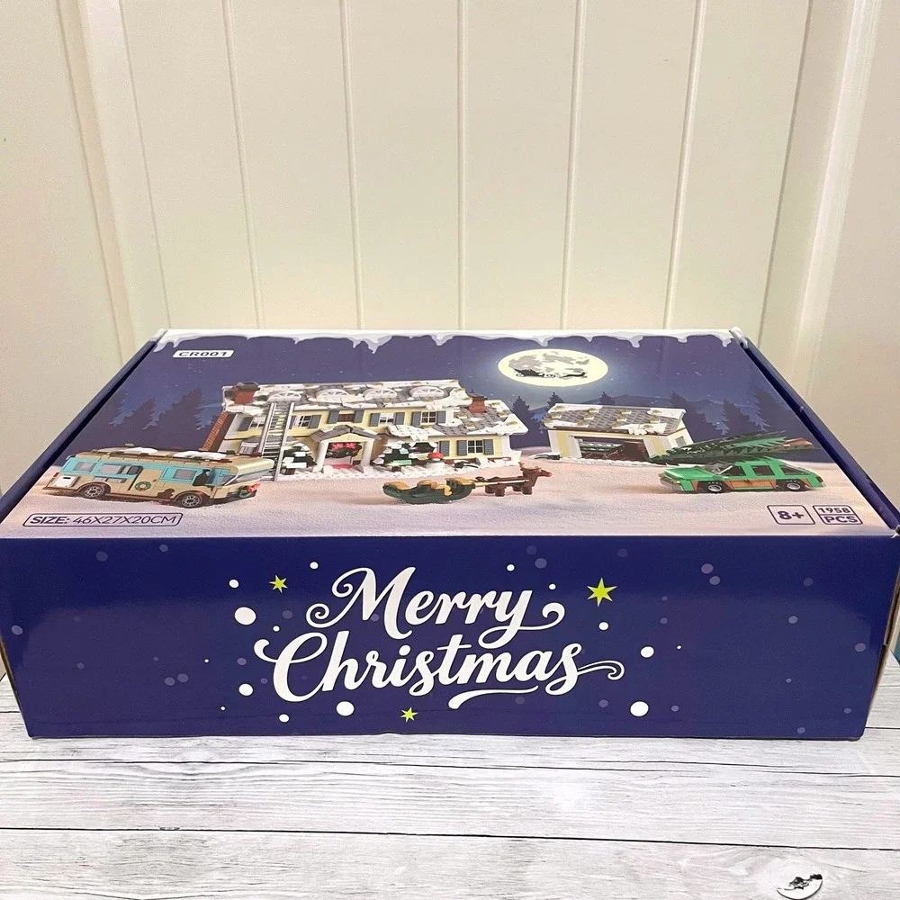 Christmas Building Block Set 1958 Pcs Holiday House RV Wagon NEW NIB